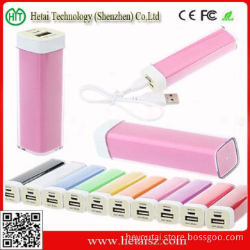 2800mAh Lipstick Power Bank External Backup Portable Battery Charger for Phone